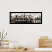 ヨセミテ秋リバーフォト1915 ポスター (キッチン)