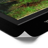 ヨセミテ秋反射 ポスター (角)