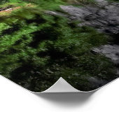 ヨセミテ秋反射 ポスター (角)