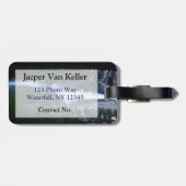 ヨセミテ秋自然撮影荷物タグ ラゲッジタグ (裏面横)