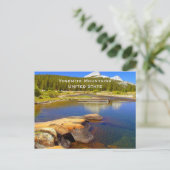 ヨセミテ統一された州ヴィンテージ観光旅行の追加 ポストカード (スタンド正面)