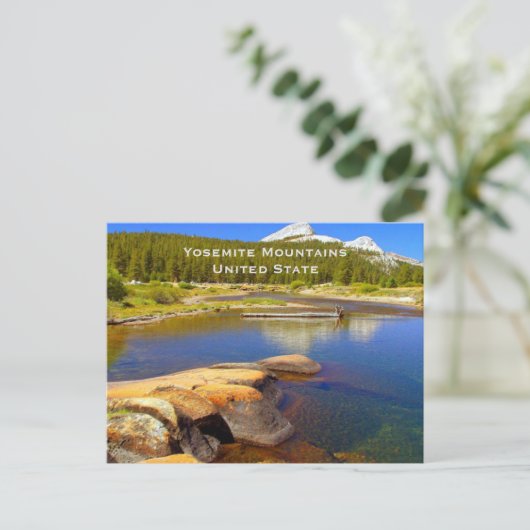 ヨセミテ統一された州ヴィンテージ観光旅行の追加 ポストカード (スタンド正面)
