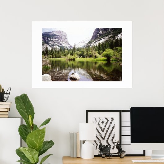 ヨセミテ鏡湖 ポスター (ホームオフィス)
