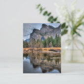 ヨセミテ風光明媚な秋 ポストカード (スタンド正面)