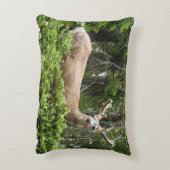 ヨセミテ鹿自然撮影 アクセントクッション (裏面(縦))