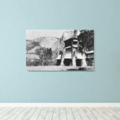 ヨセミテ，カリフォルニア州 – ザアワニーロッジ&バレー キャンバスプリント (インサイチュ (ウッドフロア))