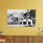 ヨセミテ，カリフォルニア州 – ザアワニーロッジ&バレー キャンバスプリント (インサイチュ (リビング))