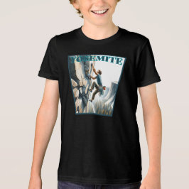 ヨセミテ カリフォルニア ロッククライミング トライブレンドTシャツ