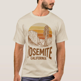 ヨセミテ カリフォルニア 夕焼け 国立公園 Tシャツ