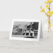 ヨセミテ、カリフォルニア- Ahwahneeのロッジおよび谷 カード (黄色い花)