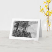 ヨセミテ、カリフォルニア- AhwahneeロッジおよびEl Capitan カード (黄色い花)