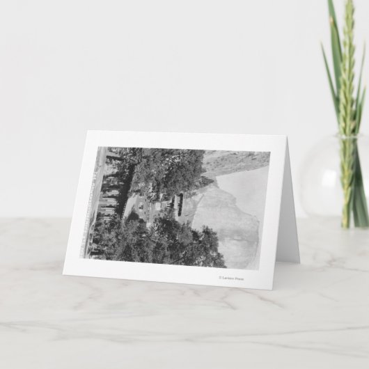 ヨセミテ、カリフォルニア- AhwahneeロッジおよびEl Capitan カード (正面)