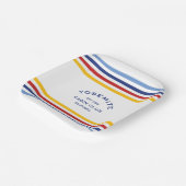 ヨセミテ キャビン クラブ カスタム クレスト パーク ストライプ ペーパープレート (傾斜あり)