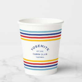 ヨセミテ キャビン クラブ カスタム クレスト パーク ストライプ 紙コップ