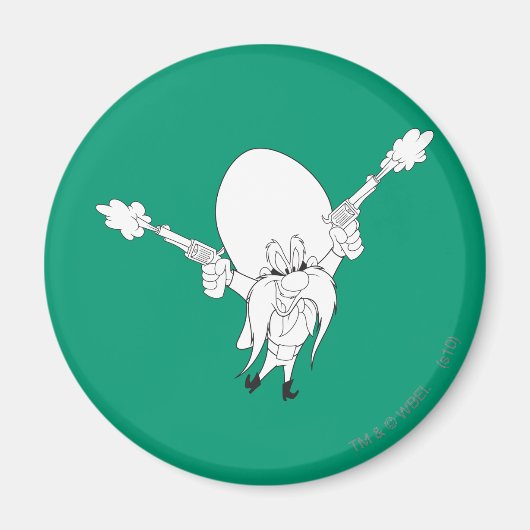 ヨセミテ·サム·ガン·ブレージング マグネット (正面)