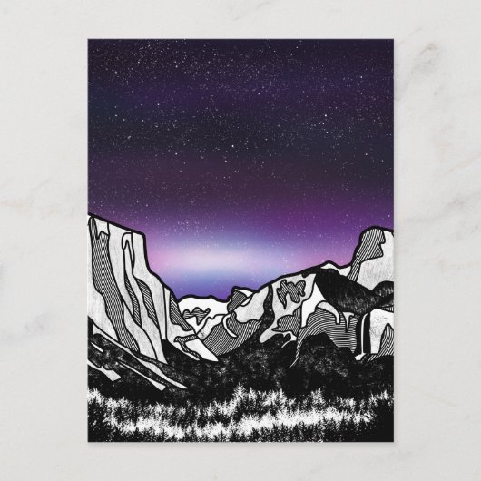 ヨセミテ・バレー ポストカード (正面)