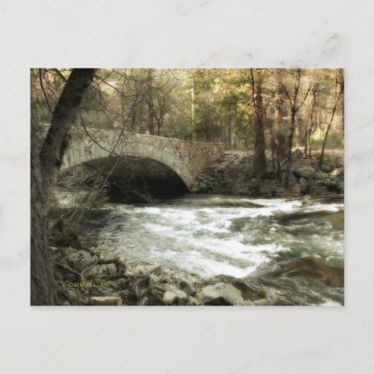 ヨセミテ・ポホノブリッジ ポストカード (正面)