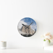 ヨセミテ ラウンド壁時計 (ホーム)