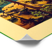 ヨセミテ～ヴィンテージ旅行 ポスター (角)