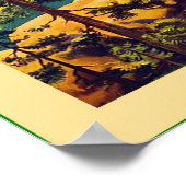 ヨセミテ～ヴィンテージ旅行 ポスター (角)