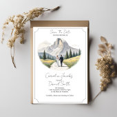 ヨセミテ 国立公園 ご招待 保存の日付 招待状