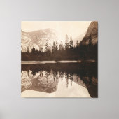 ヨセミテ – 鏡湖 – 国立公園 キャンバスプリント (正面)