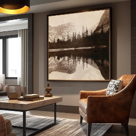 ヨセミテ – 鏡湖 – 国立公園 キャンバスプリント