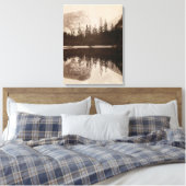 ヨセミテ – 鏡湖 – 国立公園 キャンバスプリント (インサイチュ (寝室))