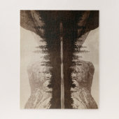 ヨセミテ – 鏡湖 – 国立公園 ジグソーパズル (縦)