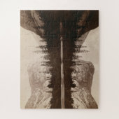 ヨセミテ – 鏡湖 – 国立公園 ジグソーパズル (縦)