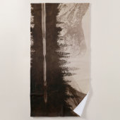 ヨセミテ – 鏡湖 – 国立公園 ビーチタオル (正面)