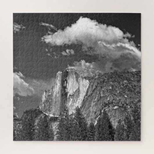 ヨセミテ – Half Dome - B-n-W - 20x20 - 676個 ジグソーパズル (縦)