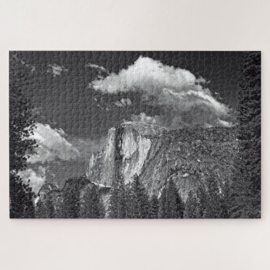 ヨセミテ – Half Dome - B-n-W - 20x30 - 1014個。 ジグソーパズル (横)