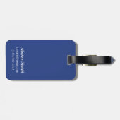 ヨセミテPosterYosemite、カリフォルニアの冬季スポーツ ラゲッジタグ (裏面横)