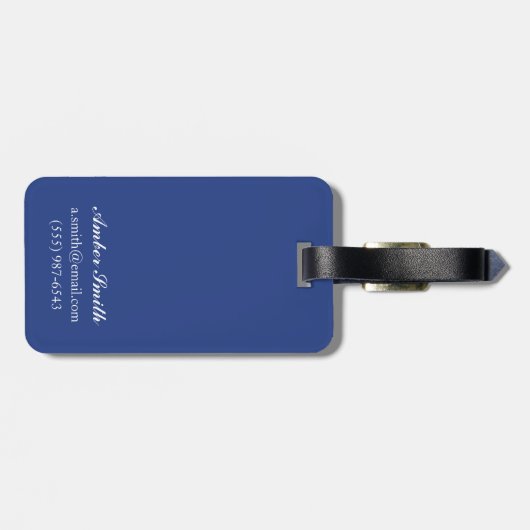 ヨセミテPosterYosemite、カリフォルニアの冬季スポーツ ラゲッジタグ (裏面横)