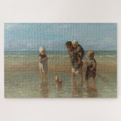 ヨゼフイスラエルの海の子たち ジグソーパズル (横)