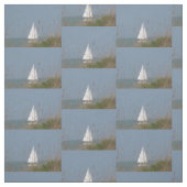 ヨットおよび海草 ファブリック (見本)