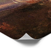 ヨットが海岸に近づく – ジョセフ・マロード・ターナー ポスター (角)