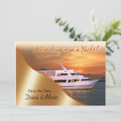 ヨットでやるよ！ 日程はとっておいてね セーブザデート (スタンド正面)