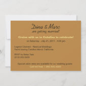 ヨットで結婚式をしよう！ 日程を保存 セーブザデート (裏面)