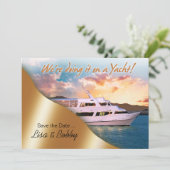 ヨットで結婚式をしよう！ 貴重な日付のお知らせII セーブザデート (スタンド正面)