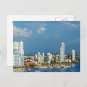 ヨットとカルタモダンヘナ ポストカード (正面/裏面)