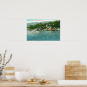 ヨットと帆船でハーバービュー ポスター (キッチン)