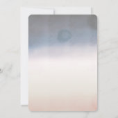 ヨットと海星と結婚式 招待状 (裏面)