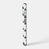 ヨットと錨 iPhone 15ケース (左側面)