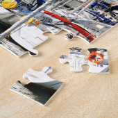 ヨットに乗ること ジグソーパズル (側面)