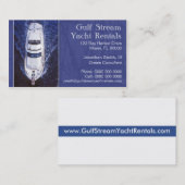 ヨットに乗る名刺 名刺 (正面/裏面)