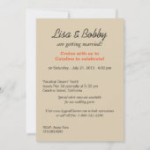 ヨットのコラージュで結婚やってる 招待状 (裏面)