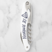 ヨットのコルクせん抜きのブライダルパーティのギフト ソムリエナイフ (裏面)