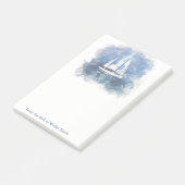 ヨットのパーソナライズなポスト・イットのパッド ポストイット (アングル)